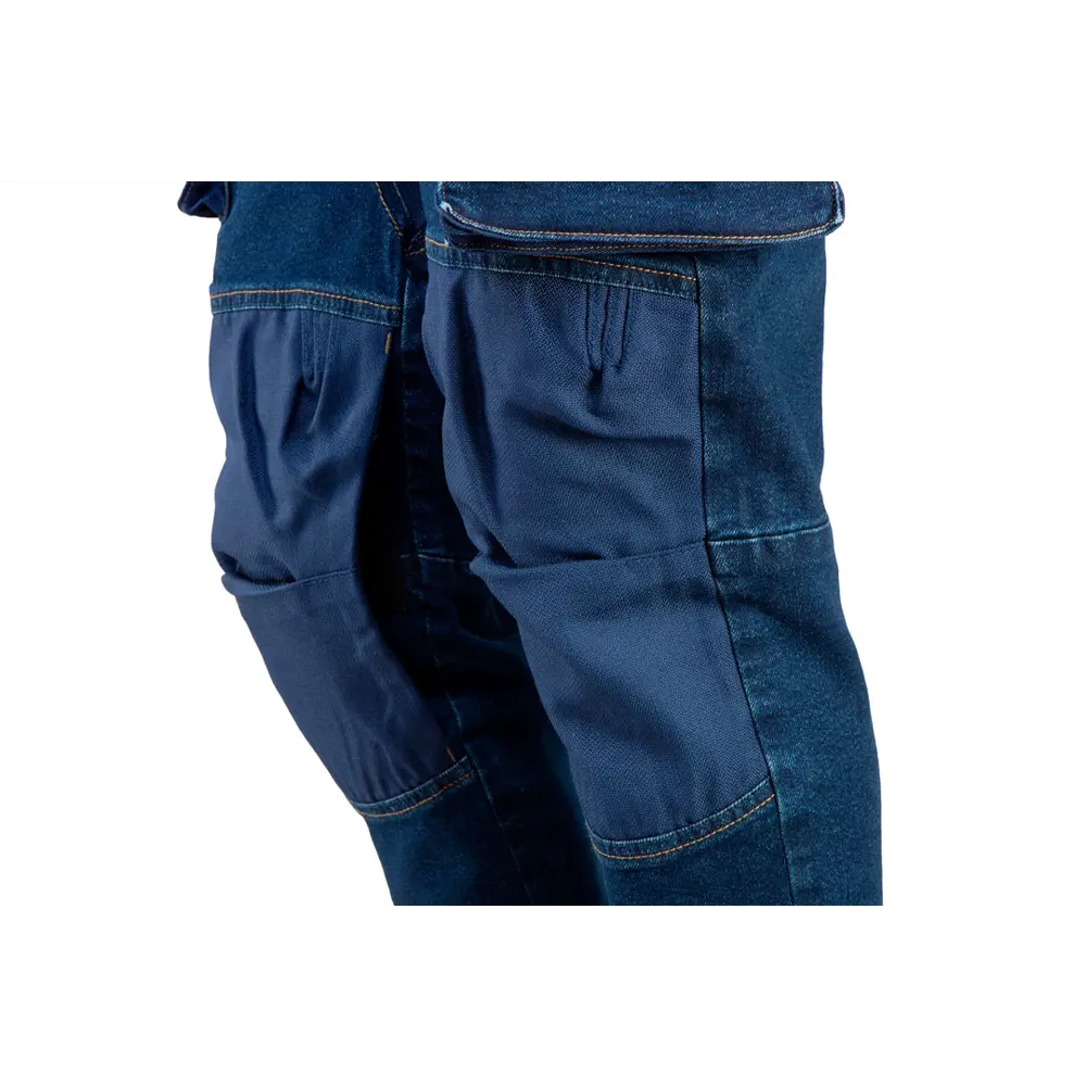 Брюки рабочие с усилением колена Neo Tools Denim синие размер XL рост 184-187 STLM-2104112 - Вид №2