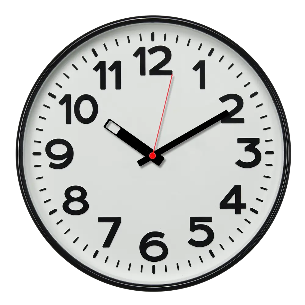 Часы настенные «Чёрно-белая классика», цвет чёрный/белый, диаметр 30 см TROYKATIME Черно-белая классика STLM-2022453