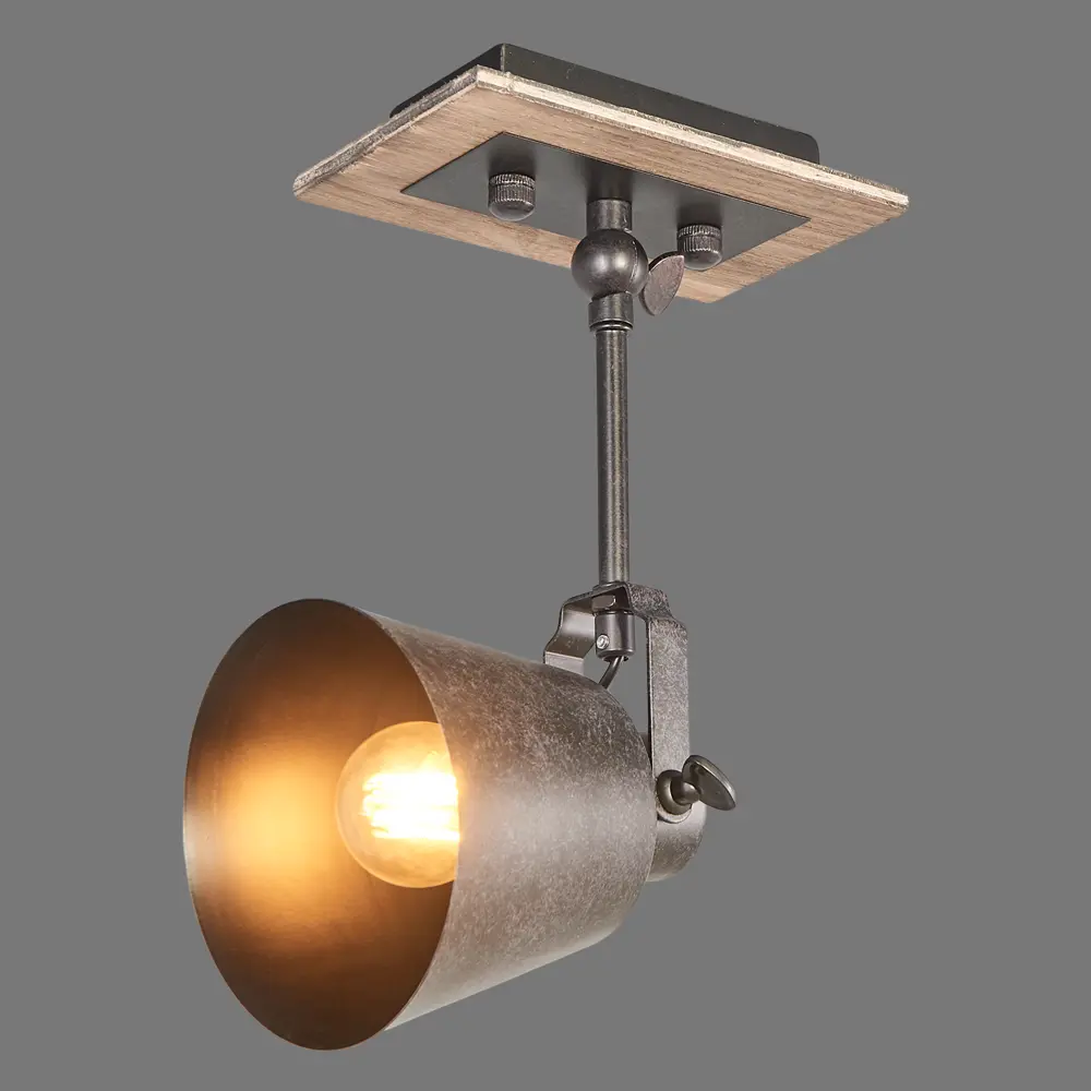 Спот Barrel 1xE27x40 Вт LAMPLANDIA STLM-2131552 - Вид №2