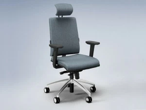 FANTONI Кресло для руководителя из ткани с 5 спицами и подголовником Seating system