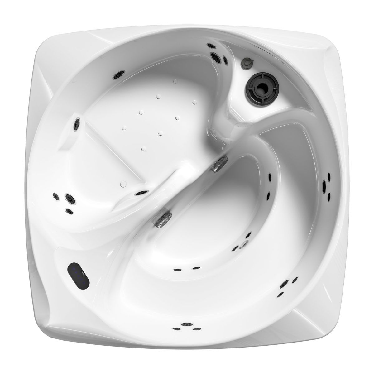 5-местный квадратный мини-бассейн с хромотерапией Albatros ARCH-00089966 - Вид №3