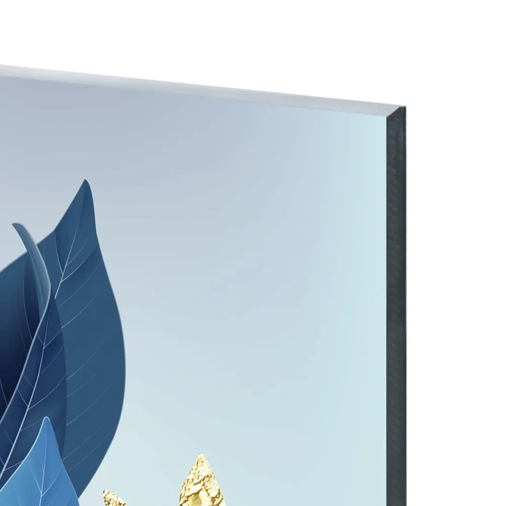 Картина на стекле Листики 1 40x60 см 85282958 STLM-2204482 ARTABOSKO  - Вид №1
