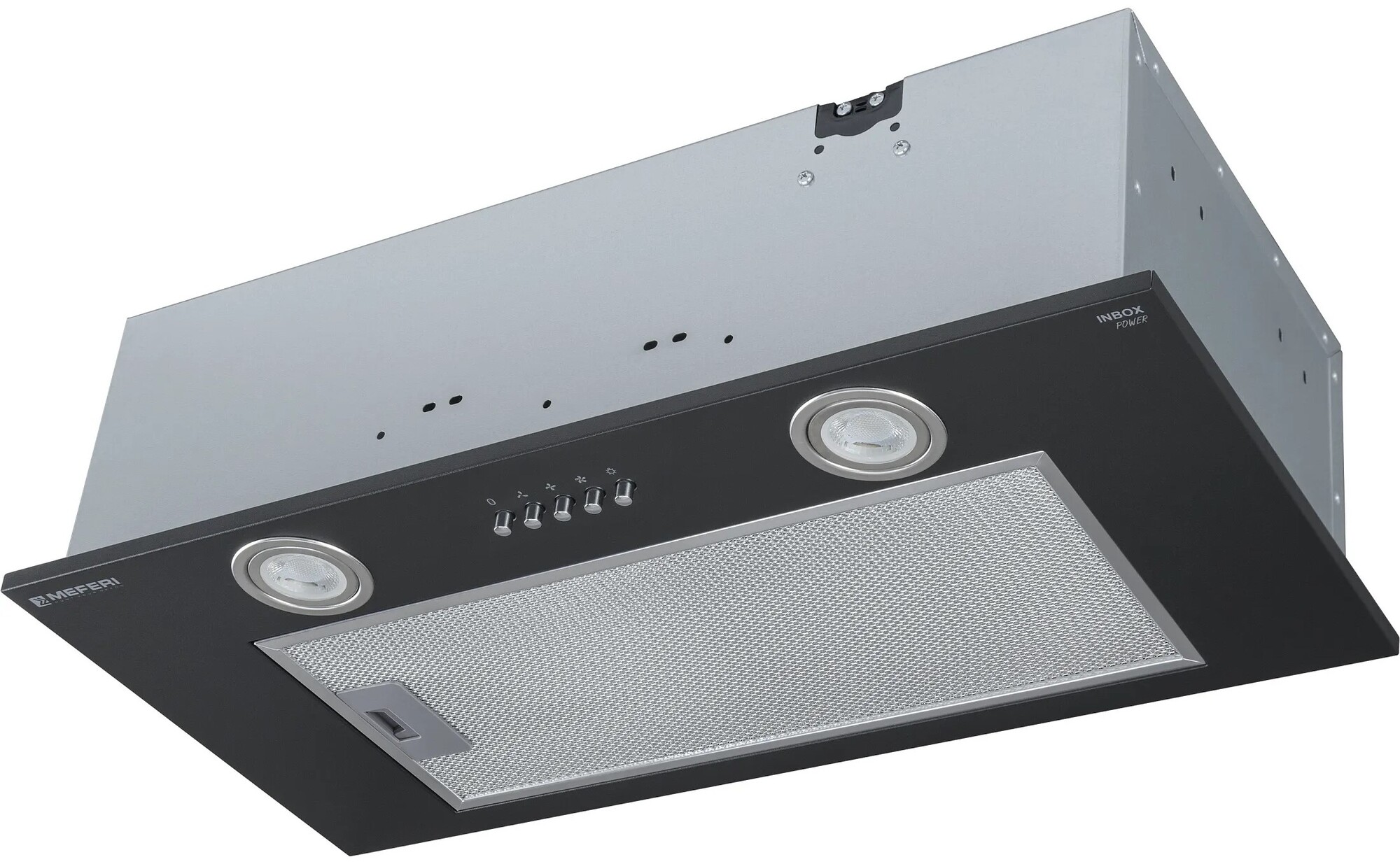 9168676 Вытяжка полновстраиваемая Meferi INBOX60BK POWER черный STDN-0122567 - Вид №2