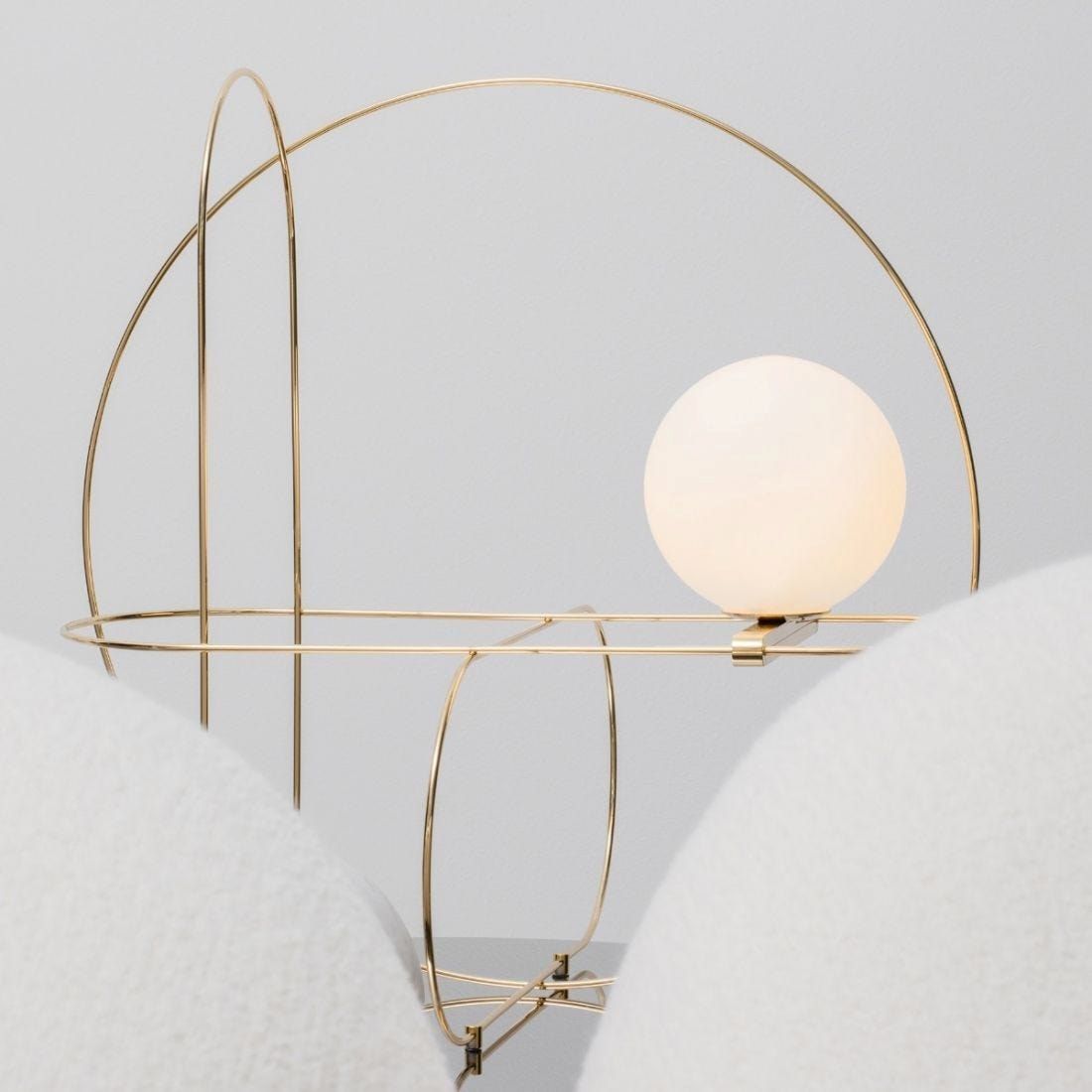 Металлическая светодиодная настольная лампа FontanaArte Setareh ARCH-00027430 - Вид №4