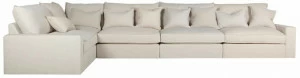 Sits Модульный угловой диван из ткани в современном стиле на 4 места Oscar