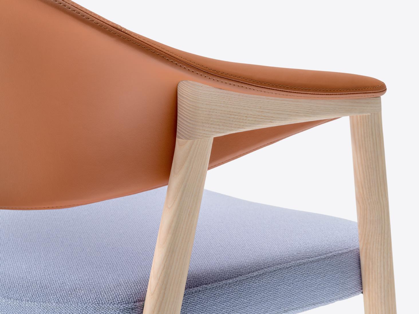 Мягкий тканевый стул с подлокотниками Pedrali ARCH-00055085 - Вид №5