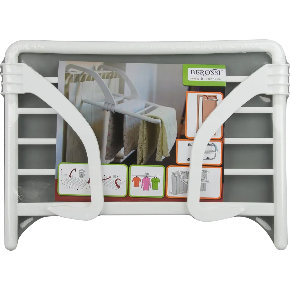 Сушилка для белья настенная 53 см цвет снежно-белый Santreyd STLM-2148266 - Вид №3