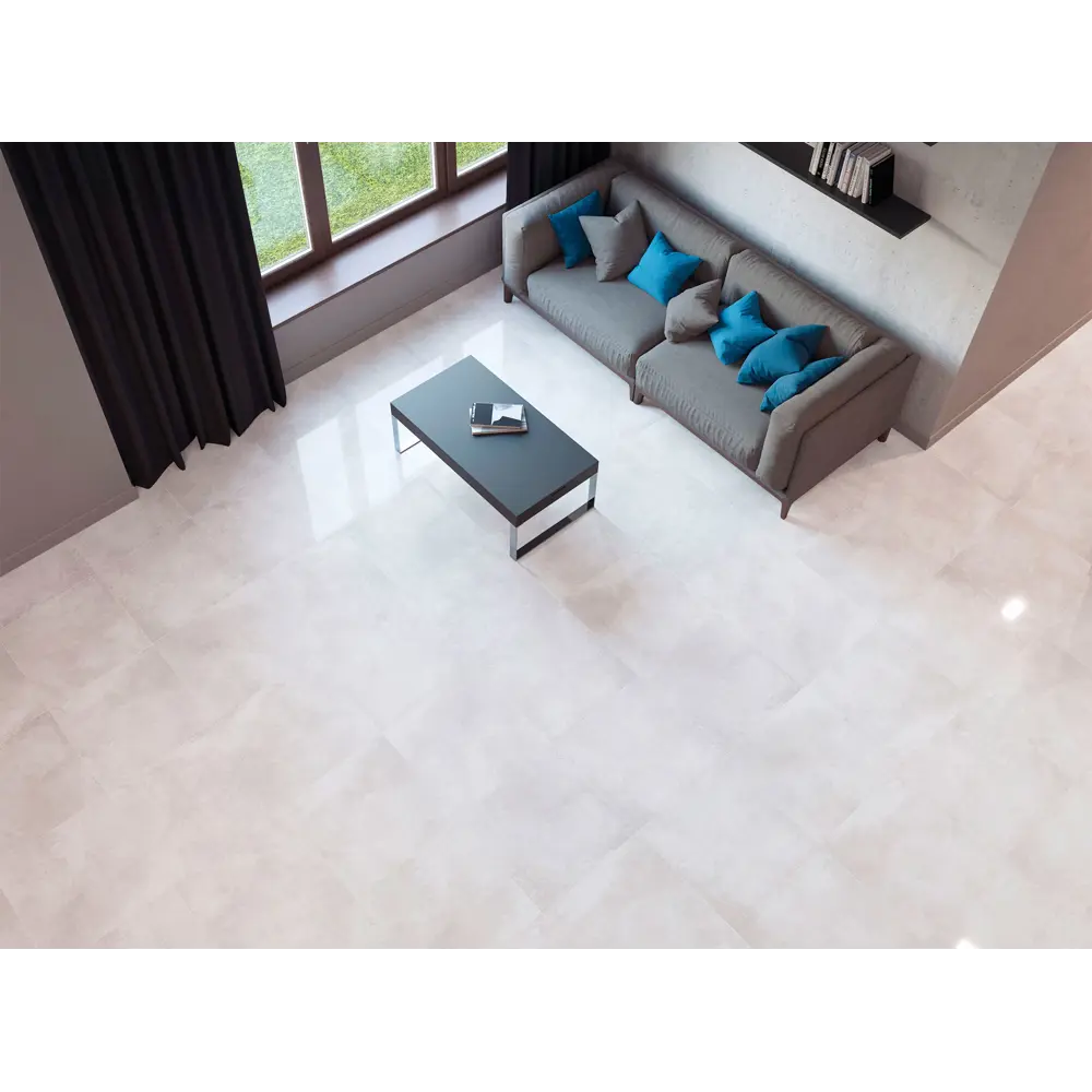 Керамогранит Incolor Ronda 60x60 см 1.44 м2 полированный цвет серый STLM-2207298 - Вид №6