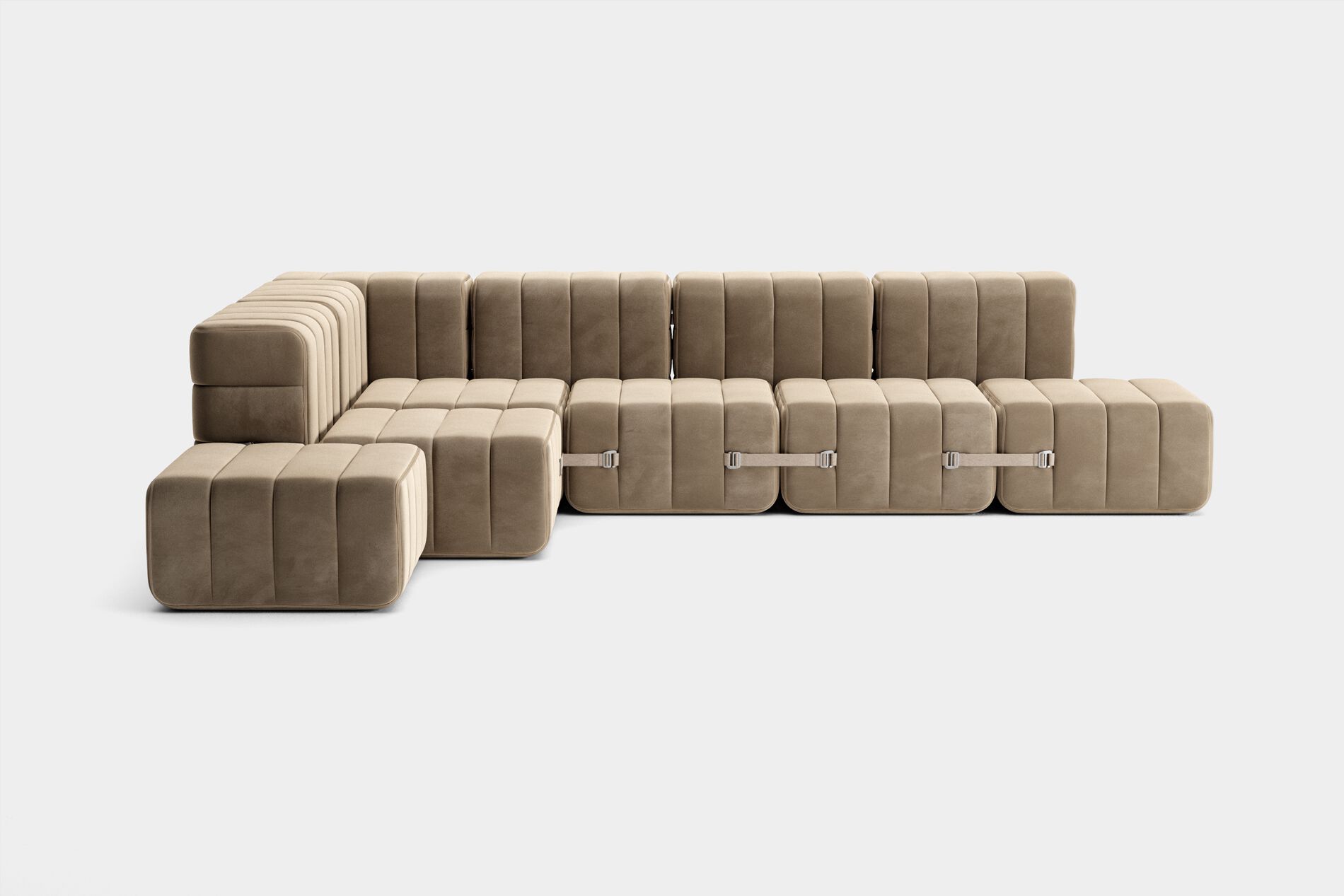 Модульный угловой диван из ткани AMBIVALENZ Curt ARCH-00083106 - Вид №17