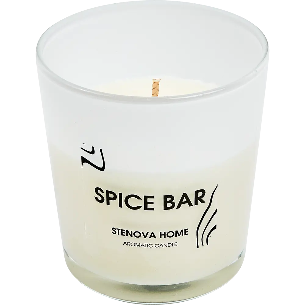 Свеча ароматизированная Spice Bar оранжевая 8.5 см