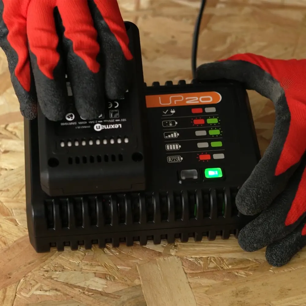 Комплект для зарядки аккумуляторов Lexman 20 В Li-ion, 1x2.5 Ач STLM-2204759 - Вид №7