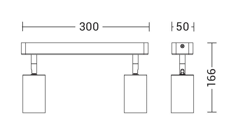 Литье под давлением алюминия с несколькими поворотными прожекторами Rossini Illuminazione Manuka ARCH-00006420 - Вид №3