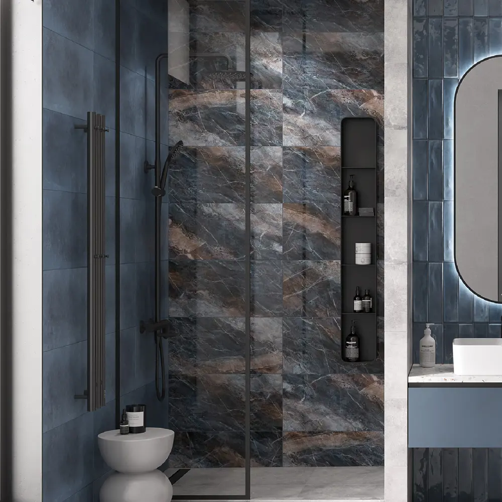 Плитка настенная KREAFORTA Cascada 29.8x59.8 см 1.425 м² глянцевая цвет многоцветный STLM-2143795