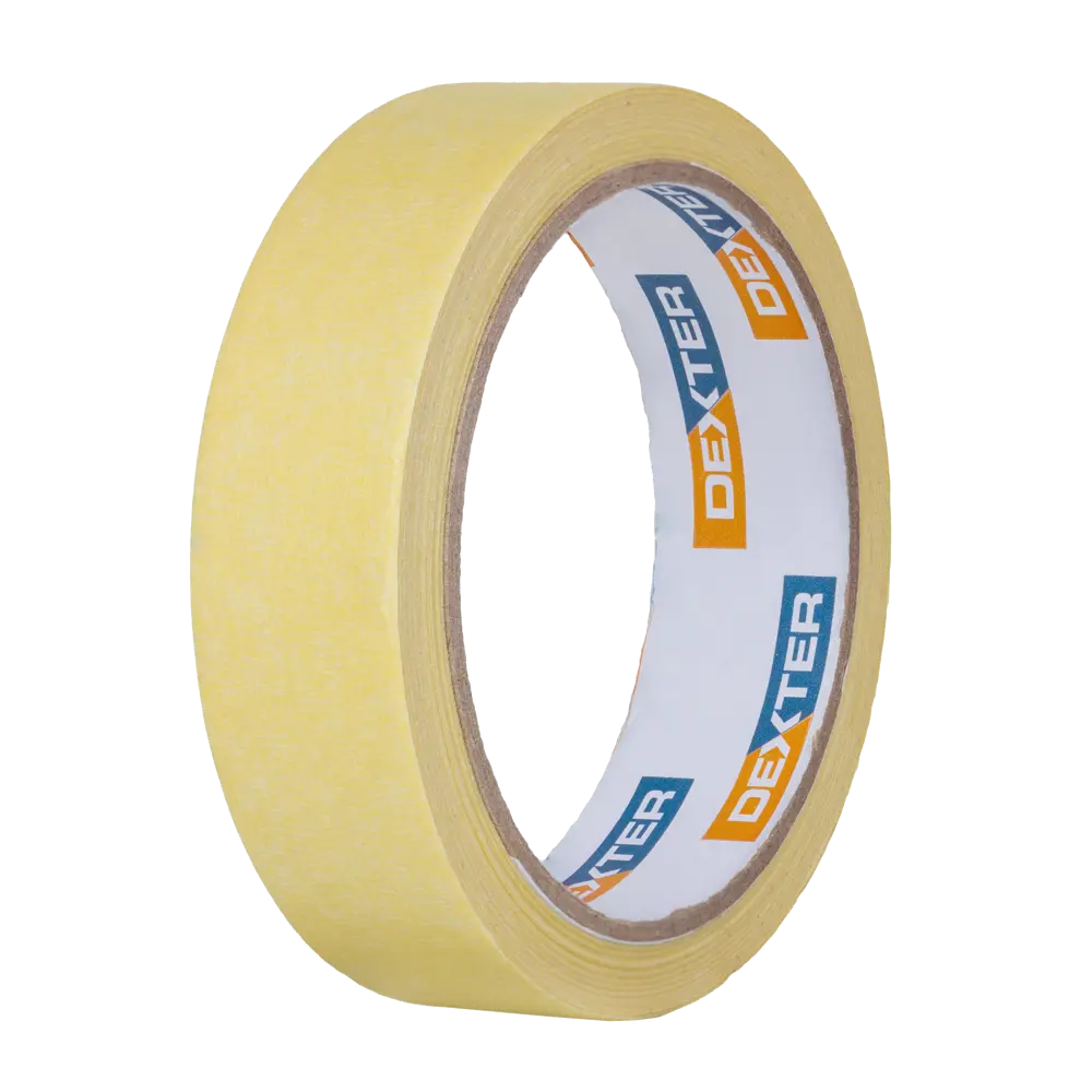 Лента малярная Dexter для изогнутых поверхностей 25 мм х 25 м STLM-2040491