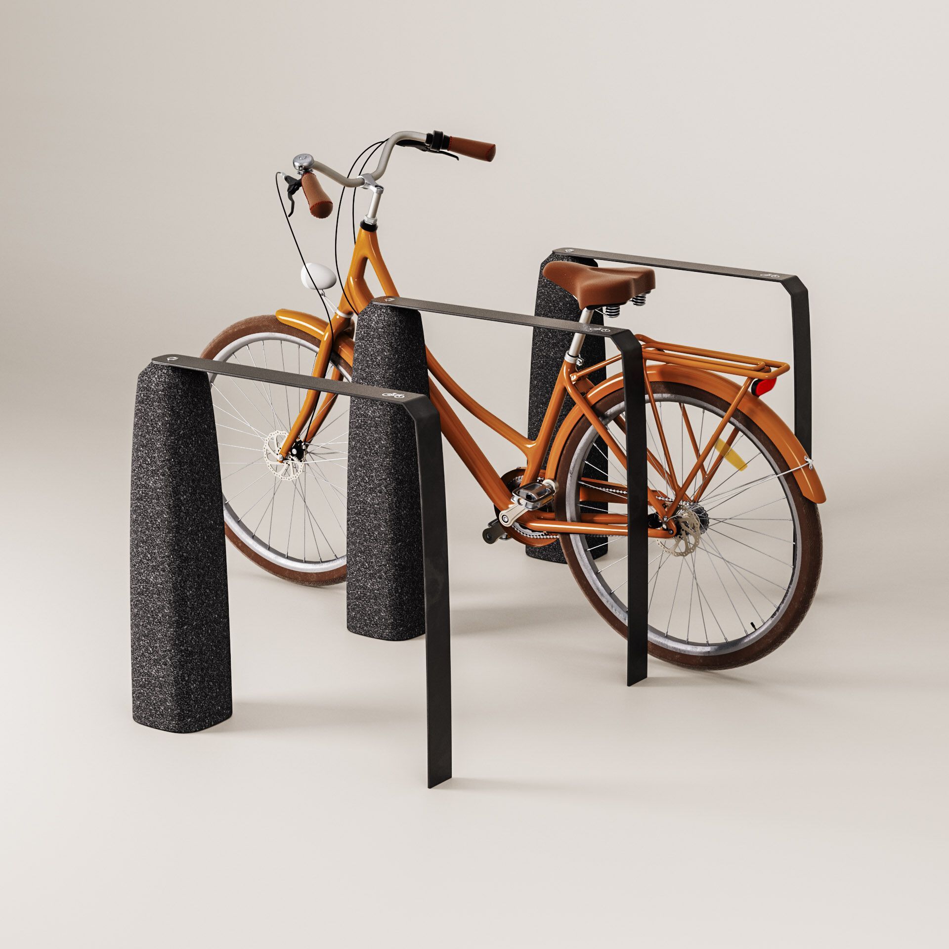 Бетонные и стальные велосипедные стойки Kremen ARCH-00036601 - Вид №11