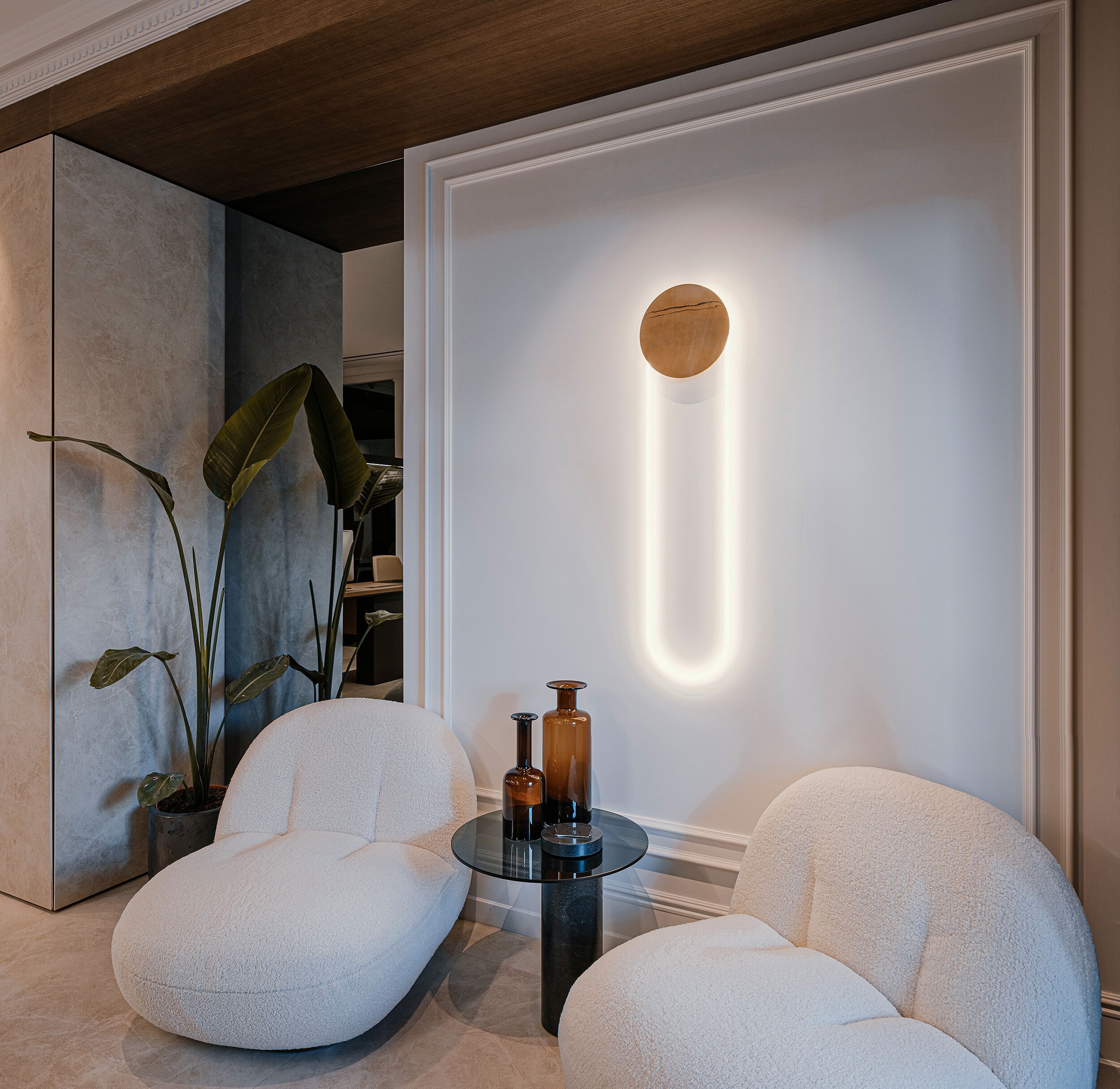 Стеклянный светодиодный настенный светильник Darmes Ra ARCH-00050010 - Вид №20