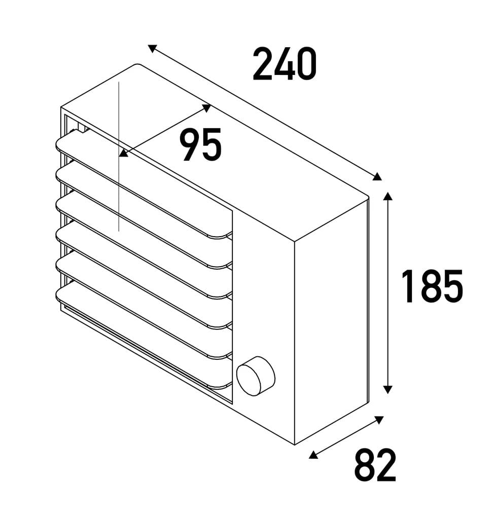 Светодиодный настенный светильник с порошковым покрытием и USB-разъемом Re-Volt Marvin ARCH-00054930 - Вид №8