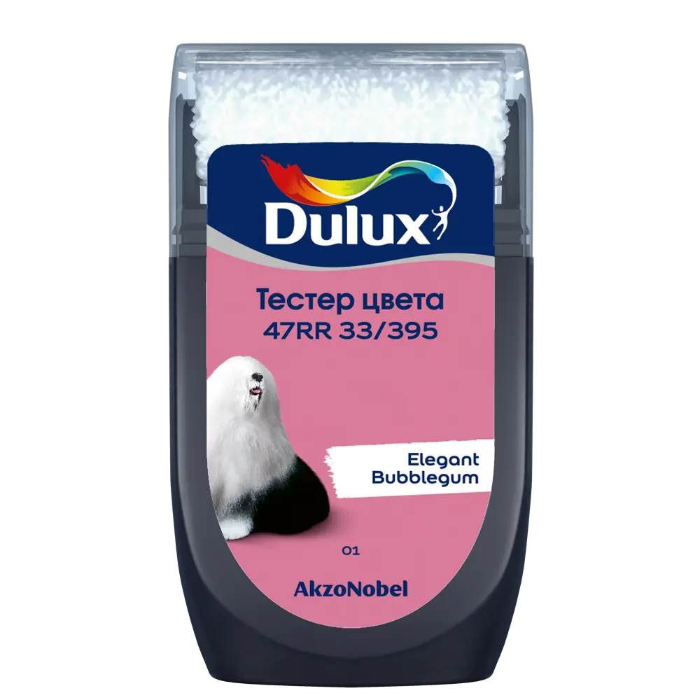 Тестер краски для стен Dulux 47RR 33/395 Elegant Bubblegum 30 мл STLM-2149018 - Вид №1