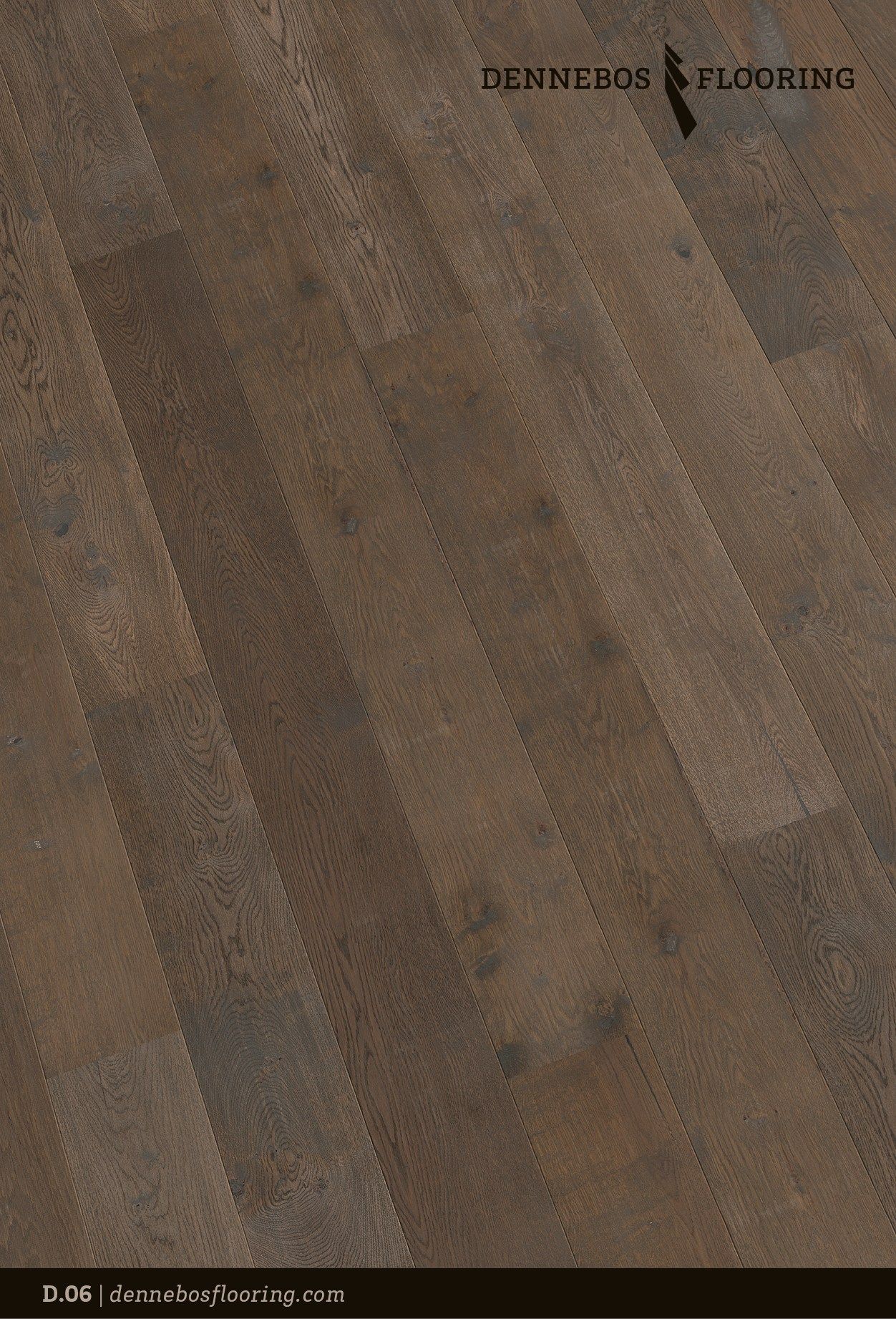 Дубовый паркет Dennebos Flooring Dark ARCH-00064383 - Вид №1