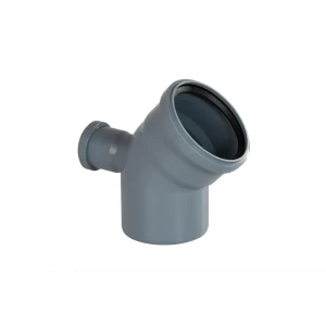 Отвод канализационный 45° 110x50 мм полипропилен