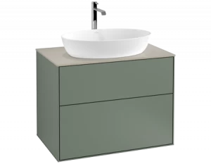 Villeroy&Boch Тумба под раковину Прямоугольная версия F75300GM Finion Olive Matt Lacquer