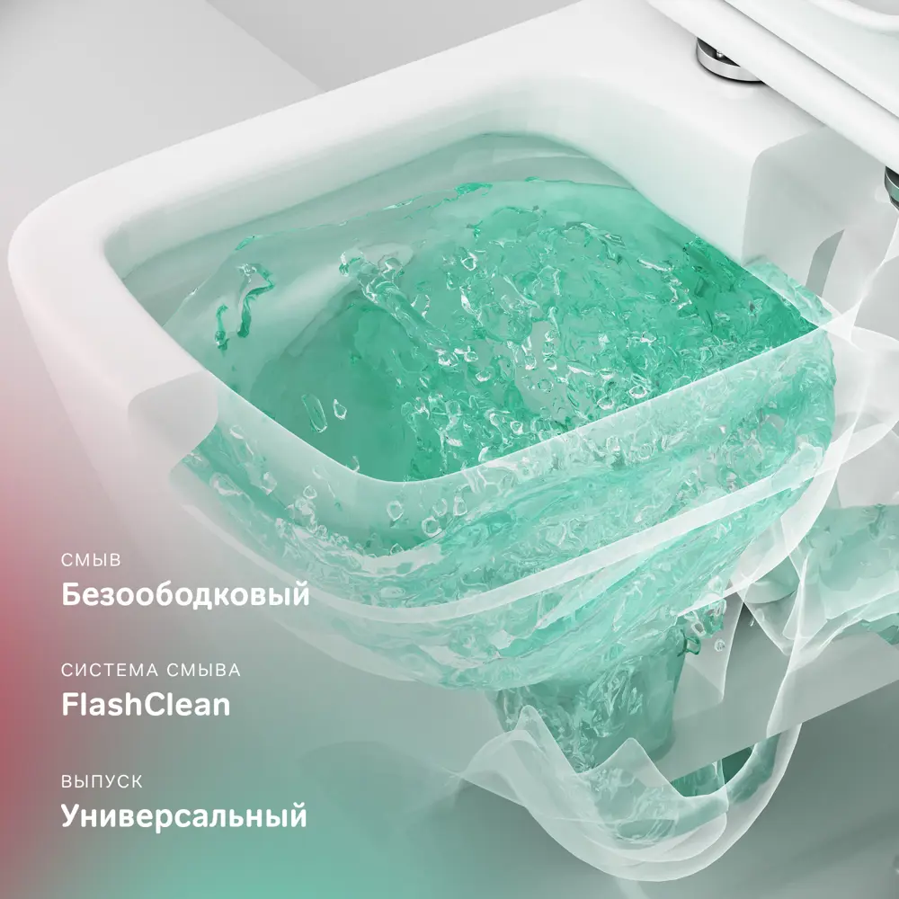 Унитаз-компакт AM.PM Struktura с системой Flash Clean и двойным сливом 86672587 STLM-0070730 - Вид №5