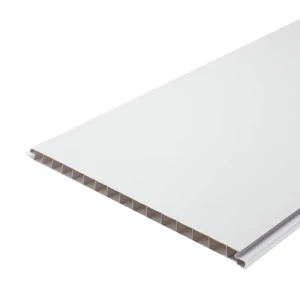 Стеновая панель ПВХ белый глянец 2700x250x10 мм 0.675 м²