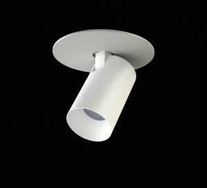 LUNOO Встраиваемый круглый светодиодный точечный светильник из алюминия с порошковым покрытием Vista