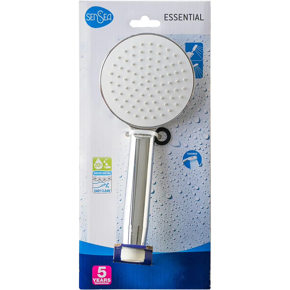 Лейка для душа Sensea Essential CHR White 1 режим цвет хром STLM-2086334 - Вид №4