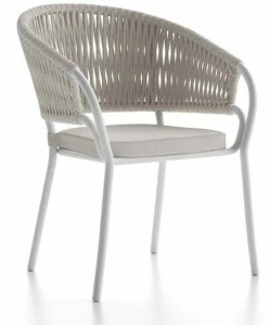 Atmosphera Садовый стул с подлокотниками из алюминия и веревкой Pleasure 2.0 Pls.sb.