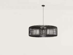 101030 Подвесной светильник черный металл 90 см Aromas del Campo Hedula