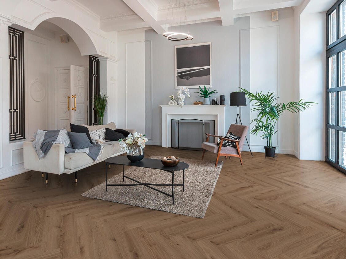 Пол SPC под дерево Tarkett HERRINGBONE RIGID ARCH-00107214