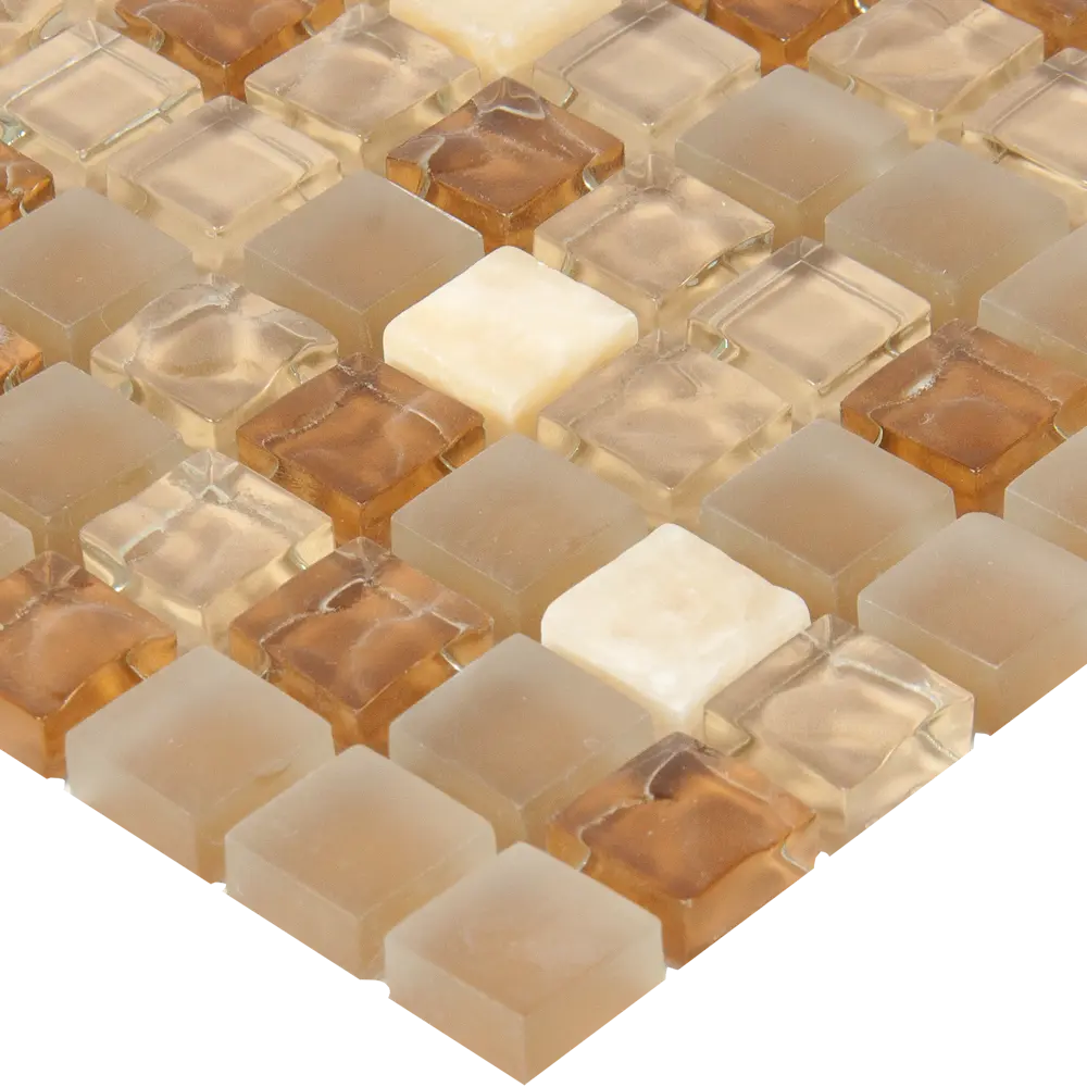 Мозаика Artens, 30.1х30.1 см, стекло, цвет бежевый STLM-2103387 - Вид №1