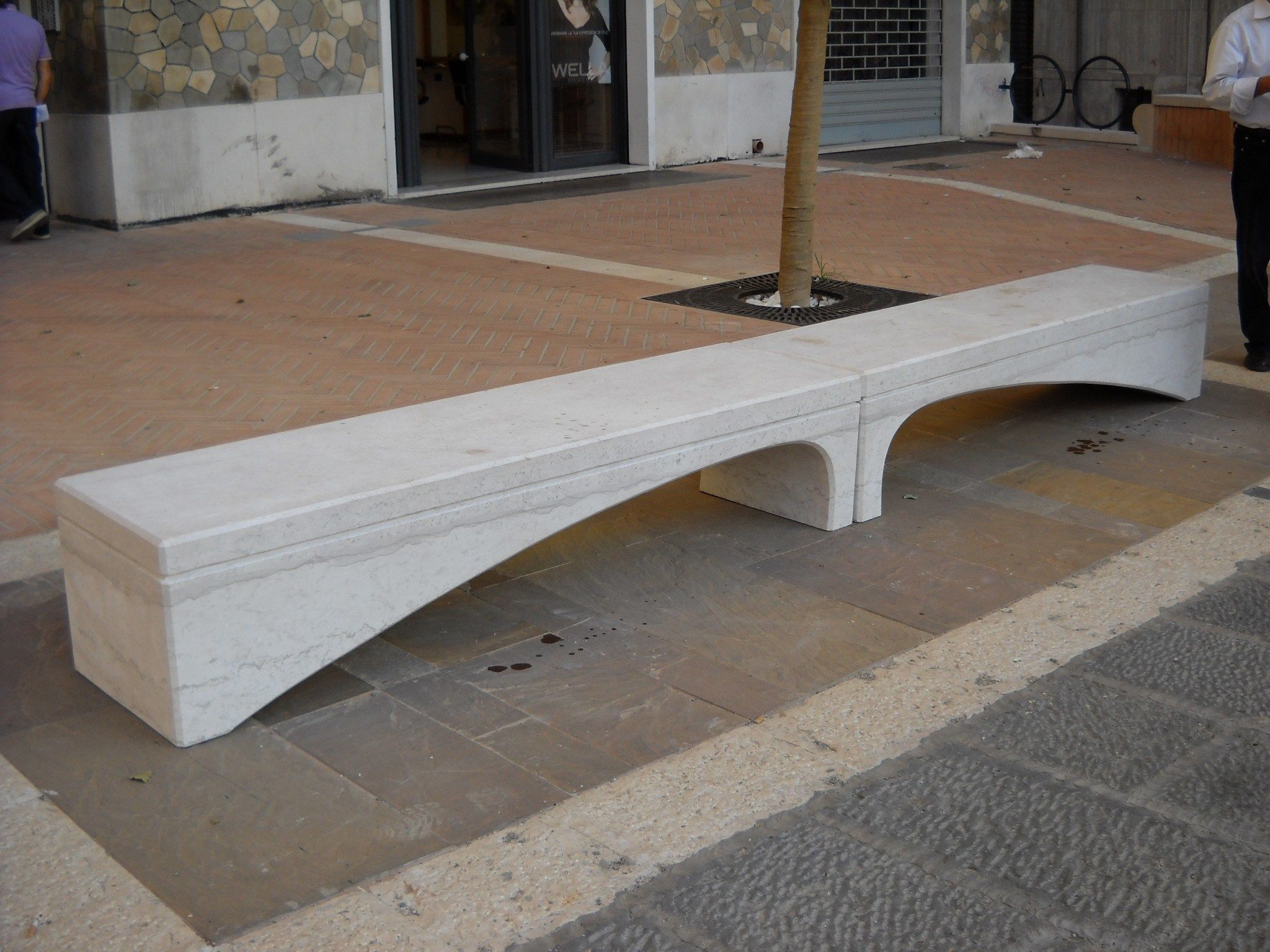 Скамья из камня Apricena Viscio Urban Design Onda ARCH-00104355