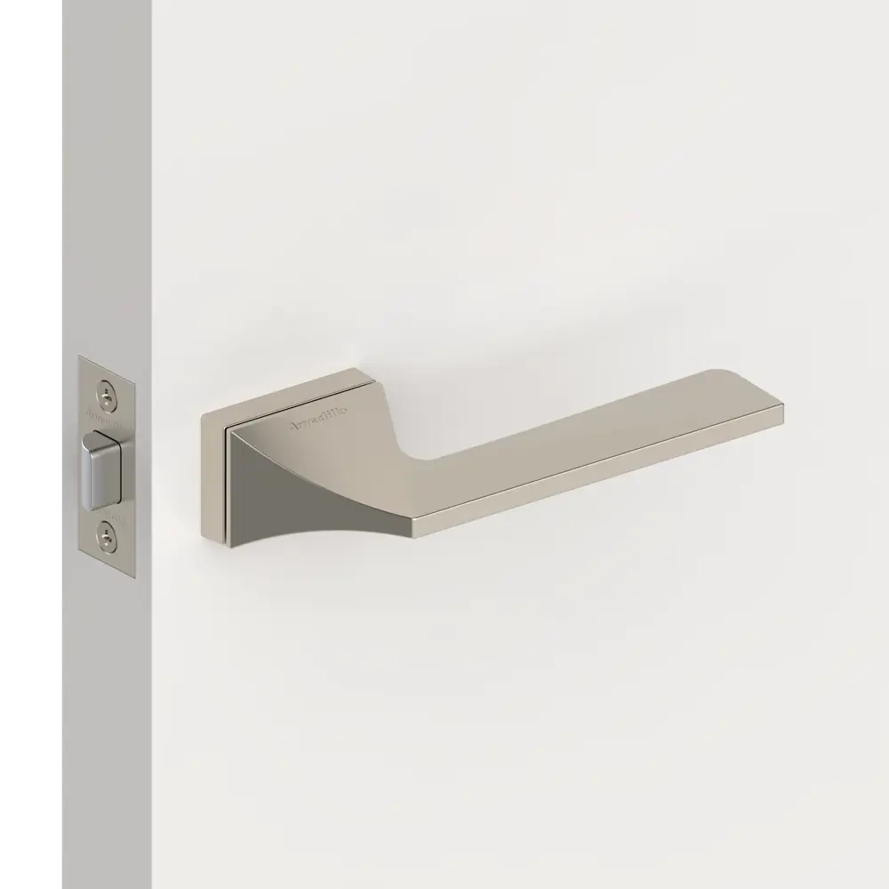 Ручка дверная Armadillo Iron UCS без запирания ЦАМ гальваническое покрытие цвет матовый никель STLM-2005082 - Вид №4