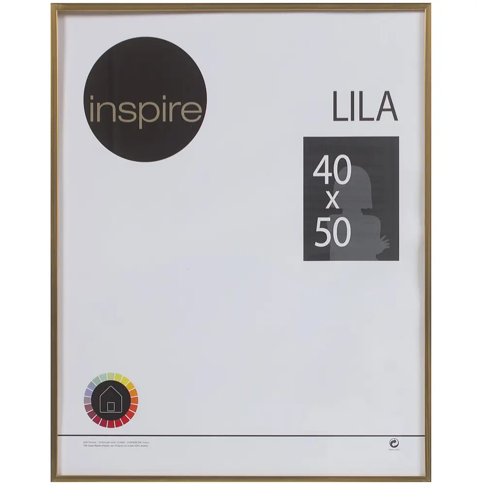 INSPIRE Lila — Золотая фоторамка 50×40 см для интерьера в стиле кантри 18769678 STLM-0012599
