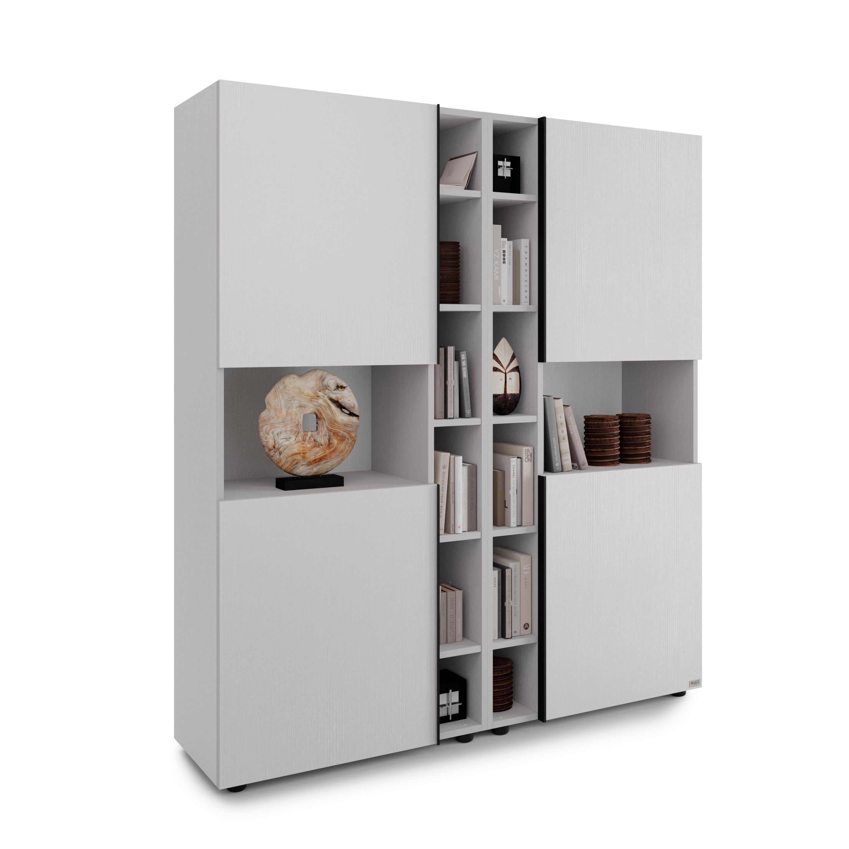 Настенный книжный шкаф из меламинированного материала Mobili Fiver ROMINA ARCH-00138664 - Вид №20