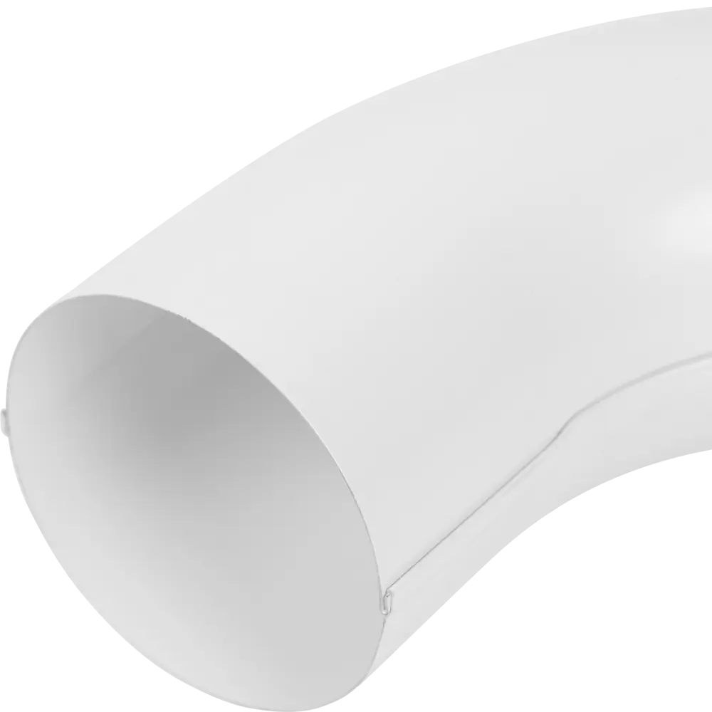 Колено на 70° для трубы цвет белый ИНТЕРПРОФИЛЬ STLM-2045006 - Вид №1