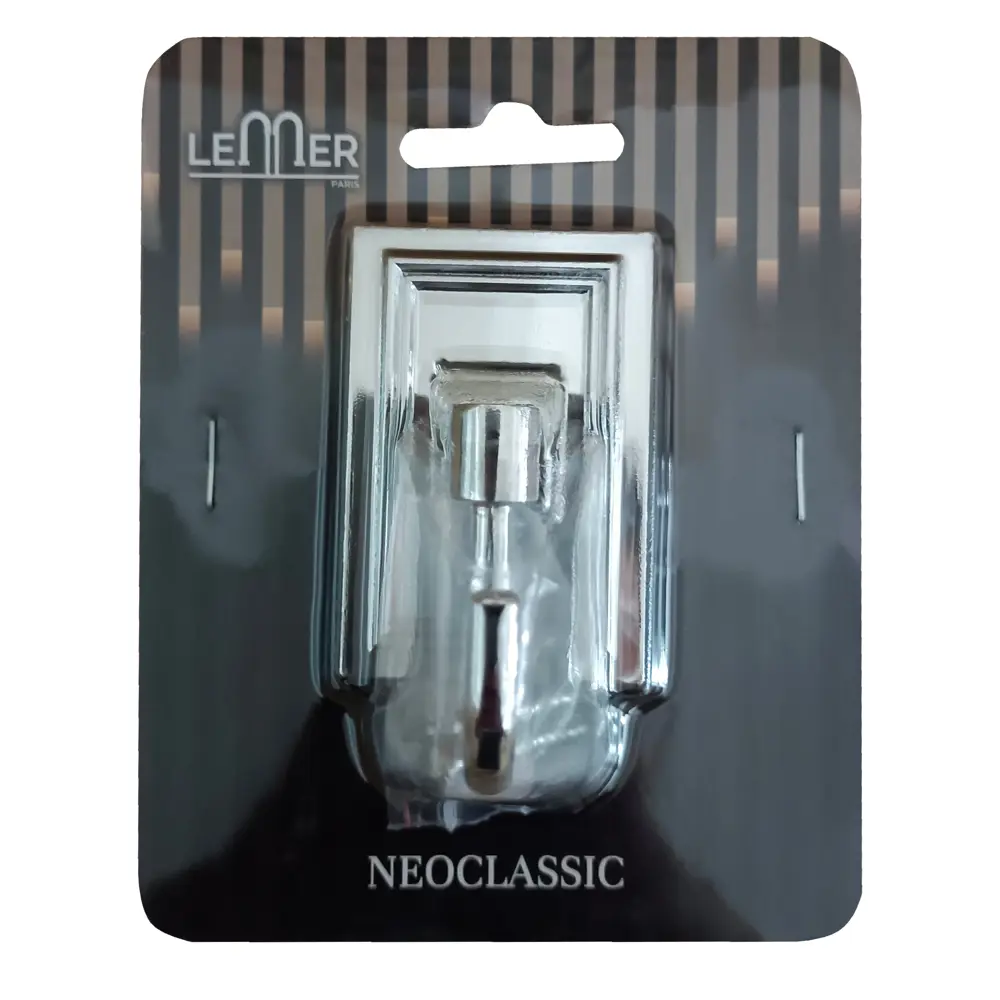 Крючок одинарный Lemer Neoclassic нержавеющая сталь цвет хром STLM-2174304 - Вид №1