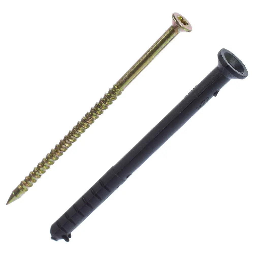 Дюбель с шурупом Systek Пот 6х80 мм полипропилен/сталь 50 шт SYSTEC STLM-2078945