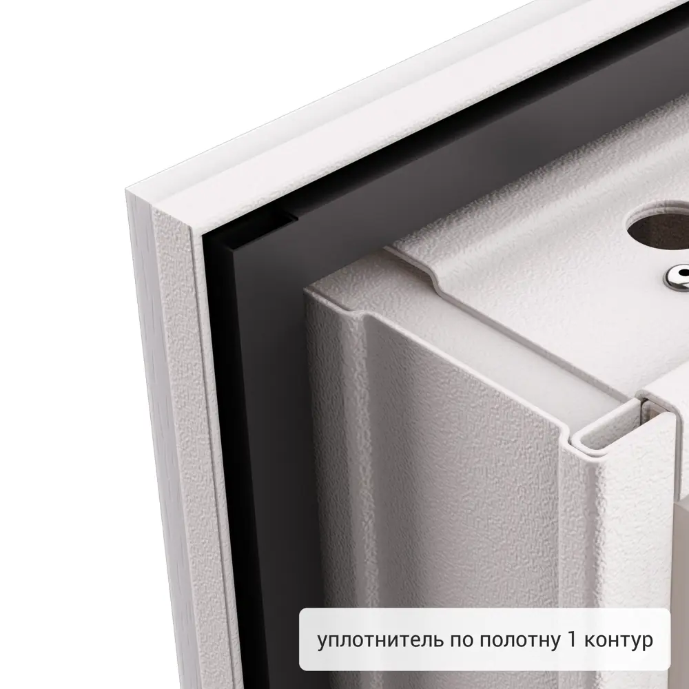 Дверь входная металлическая Фолд грет 880 мм правая цвет белый TOREX STLM-2155458 - Вид №8