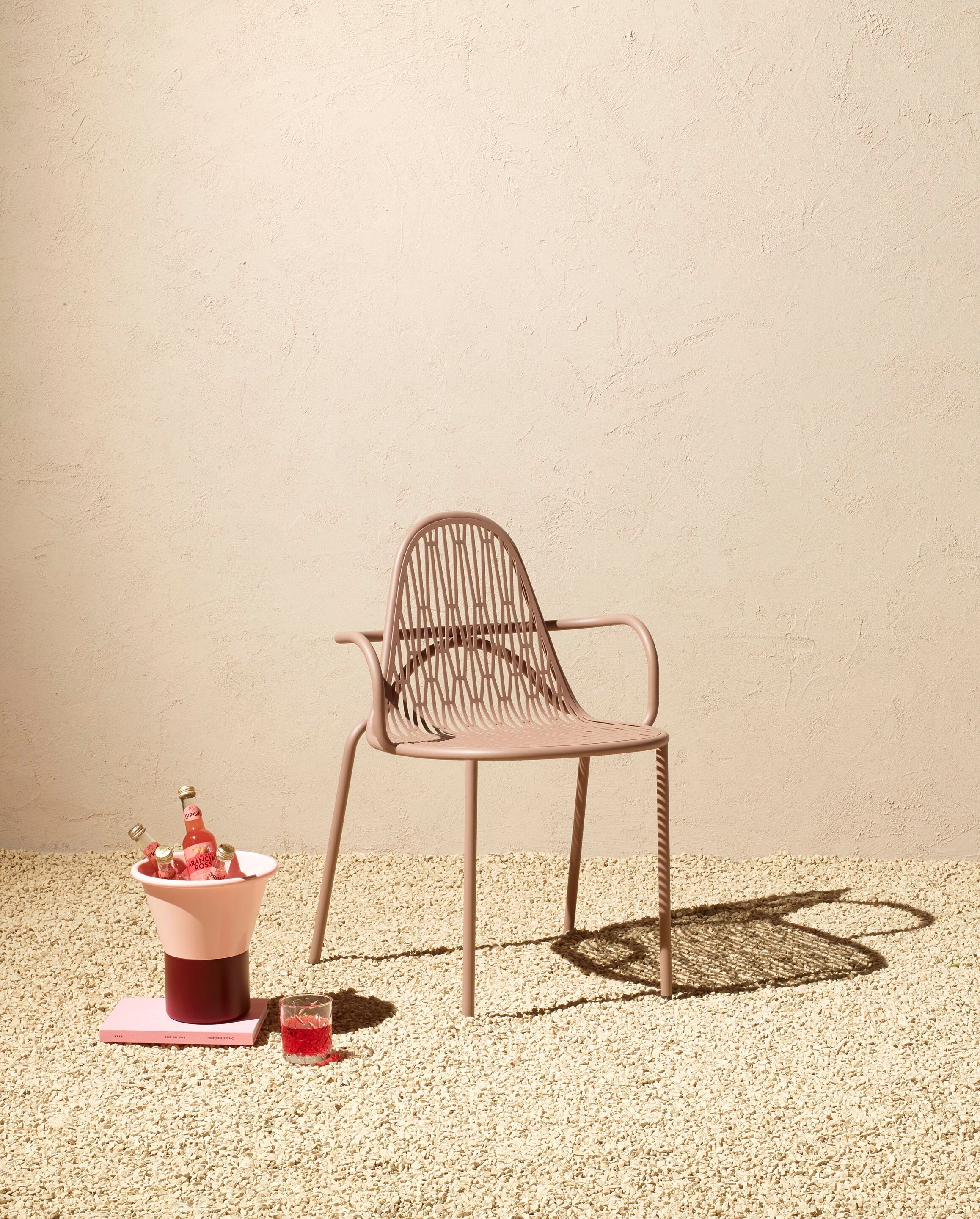 Металлический садовый стул с подлокотниками S-CAB Malvasia ARCH-00031479 - Вид №6