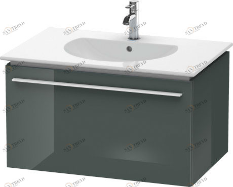 XL606203838 Тумбочка подвесная X-Large #XL6062 800 x 522 мм Доломитово-серый глянцевый лак Duravit