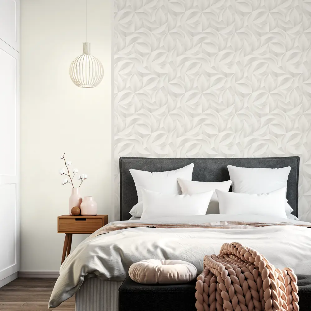 Обои флизелиновые Home Color Reflect белые 1.06 м HC71625-11 STLM-2191862 - Вид №2