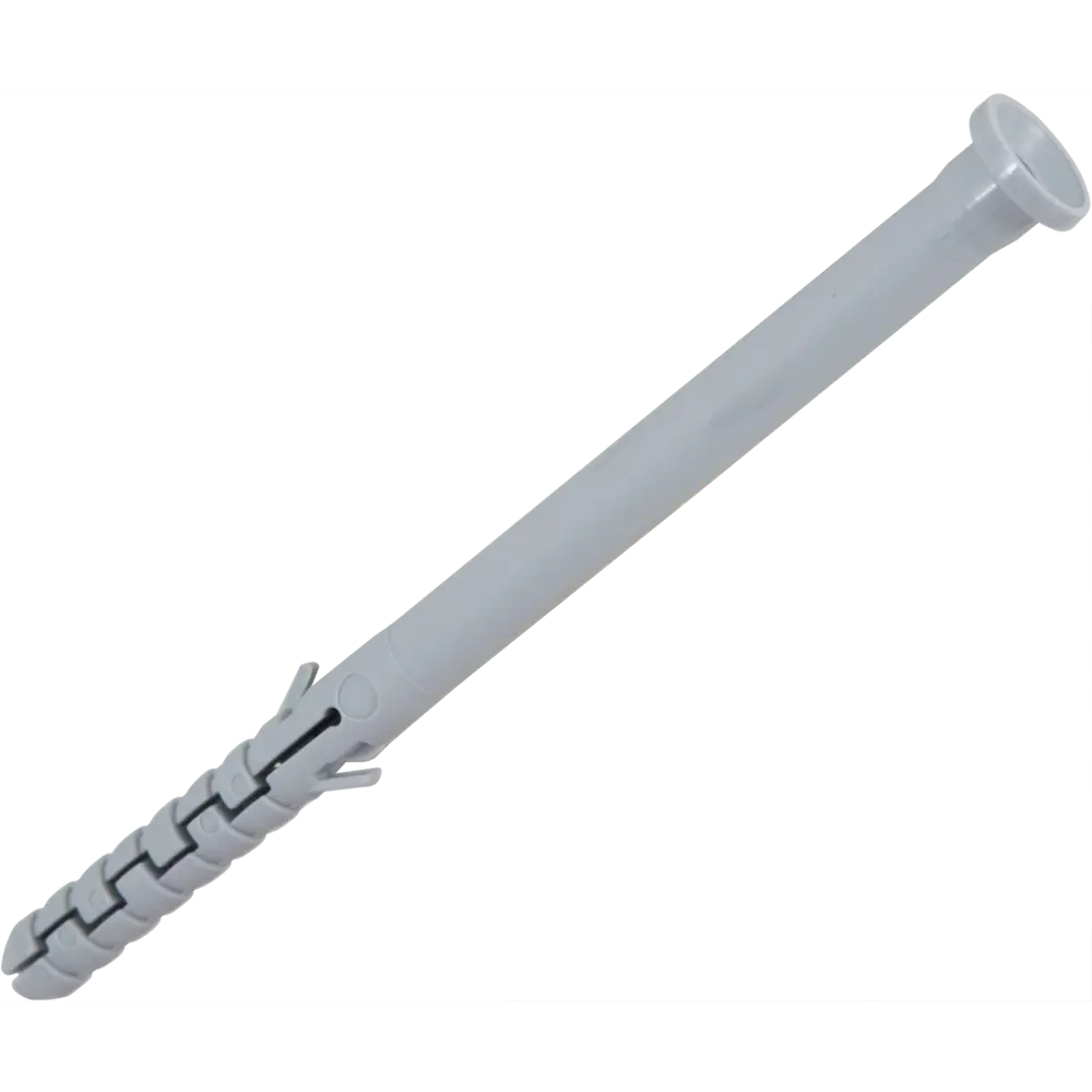 Дюбель для полнотелых материалов Standers 8x120 мм нейлон цвет серый 10 шт STLM-2010927