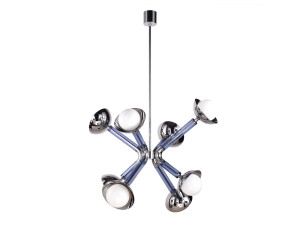 Подвесной светильник ручной работы из дутого стекла