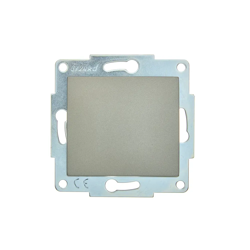 Выключатель встраиваемый Lezard Asti 1 клавиша цвет платина STLM-2185794