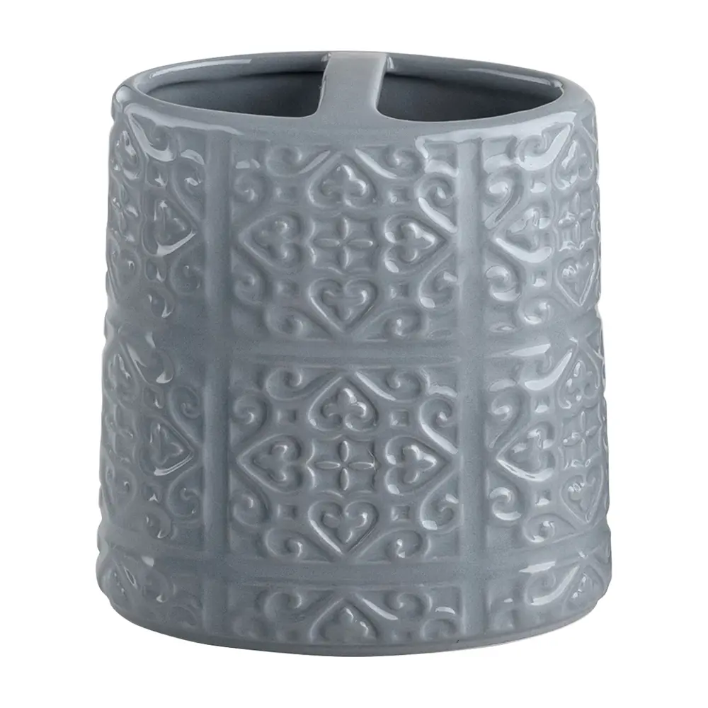 Стакан для зубных щёток Grey с разделителем VERRAN STLM-2008647