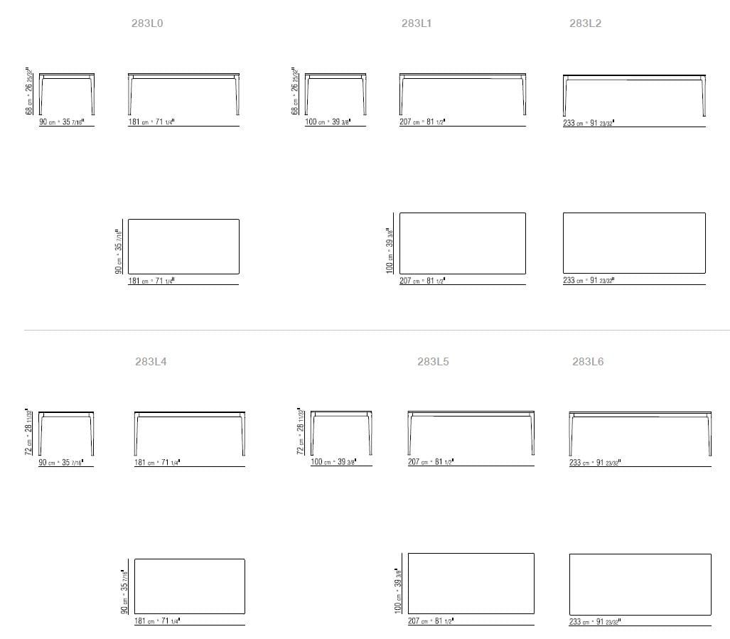 Прямоугольный каменный стол Flexform Pico Outdoor ARCH-00113417 - Вид №5