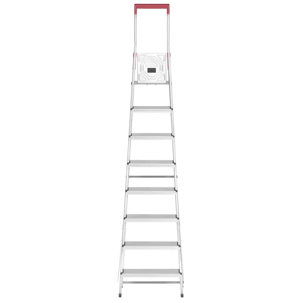 Стремянка алюминиевая с крючком Hailo 8 ступеней 10758149 STLM-2099230 Santreyd  - Вид №1